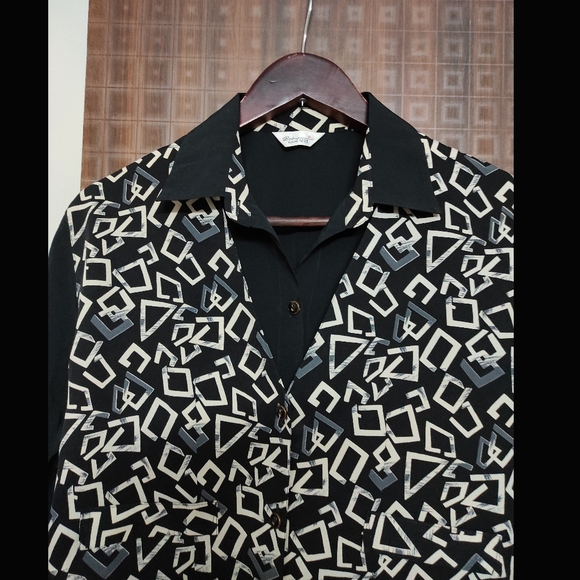 Double Layer Satin Shirt - Picture 4 of 8